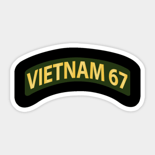 T-Shirt - Army - Vietnam Tab - 67 Sticker